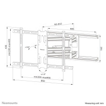 TV SET ACC WALL MOUNT / WL40S-850BL18 NEOMOUNTS TV SET ACC WALL MOUNT / WL40S-850BL18 NEOMOUNTS