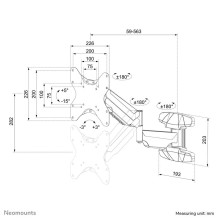 MONITOR ACC WALL MOUNT / 23-42" WL70-550BL12 NEOMOUNTS MONITOR ACC WALL MOUNT / 23-42" WL70-550BL12 NEOMOUNTS
