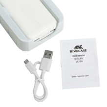 POWER BANK USB 20000MAH / VA2081 WHITE RIVACASE