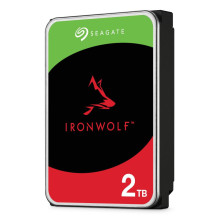 HDD, SEAGATE, IronWolf, 2TB, SATA, 256 MB, 5400 rpm, 3,5", ST2000VN003