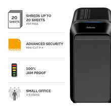 SHREDDER POWERSHRED LX220 / BLACK 5502601 FELLOWES