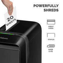 SHREDDER POWERSHRED LX220 / BLACK 5502601 FELLOWES