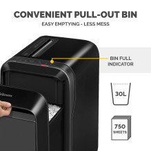 SHREDDER POWERSHRED LX220 / BLACK 5502601 FELLOWES
