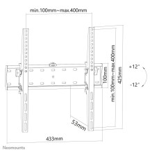 TV SET ACC WALL MOUNT BLACK / FPMA-W350BLACK NEOMOUNTS TV SET ACC WALL MOUNT BLACK / FPMA-W350BLACK NEOMOUNTS