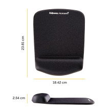 MOUSE PAD PLUSHTOUCH / BLACK 9252003 FELLOWES