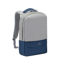 NB DĖKLAS APSAUGAS 15,6 colio / 7562 GREY / DARK BLUE RIVACASE