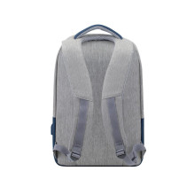 NB DĖKLAS APSAUGAS 15,6 colio / 7562 GREY / DARK BLUE RIVACASE