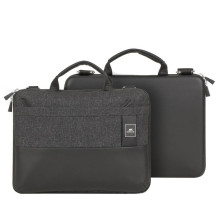 NB CASE LANTAU 13.3" / 8823 BLACK MELANGE RIVACASE NB CASE LANTAU 13.3" / 8823 BLACK MELANGE RIVACASE