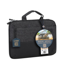 NB CASE LANTAU 13.3" / 8823 BLACK MELANGE RIVACASE NB CASE LANTAU 13.3" / 8823 BLACK MELANGE RIVACASE
