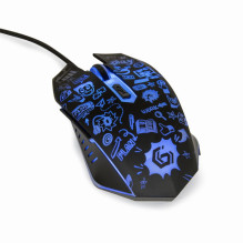 MOUSE USB OPTICAL BLACK / MUS-6B-GRAFIX-01 GEMBIRD