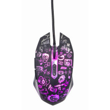 MOUSE USB OPTICAL BLACK / MUS-6B-GRAFIX-01 GEMBIRD