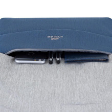 NB DĖKLAS APSAUGAS 15,6 colio / 7562 GREY / DARK BLUE RIVACASE