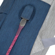 NB CASE ANTI-THEFT 15.6" / 7562 GREY / DARK BLUE RIVACASE