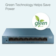 Jungiklis, TP-LINK, TP-LINK LS108G, LS108G, 8x10Base-T / 100Base-TX / 1000Base-T, LS108G