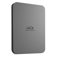 External HDD, LACIE, Mobile Drive Secure, STLR2000400, 2TB, USB-C, USB 3.2, Colour Space Gray, STLR2000400