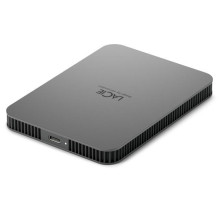 External HDD, LACIE, Mobile Drive Secure, STLR2000400, 2TB, USB-C, USB 3.2, Colour Space Gray, STLR2000400
