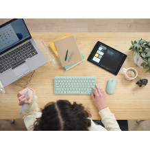 KEYBOARD +MOUSE WRL LYRA / GREEN 24942 TRUST