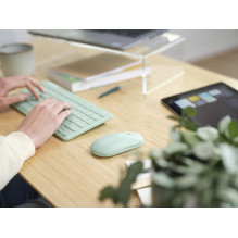 KEYBOARD +MOUSE WRL LYRA / GREEN 24942 TRUST