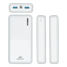 POWER BANK USB 20000MAH / VA2572 WHITE RIVACASE POWER BANK USB 20000MAH / VA2572 WHITE RIVACASE