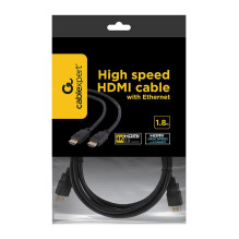 CABLE HDMI-HDMI 1.8M V2.0 BLK / CC-HDMI4-6 GEMBIRD CABLE HDMI-HDMI 1.8M V2.0 BLK / CC-HDMI4-6 GEMBIRD