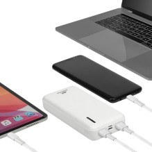 POWER BANK USB 20000MAH / VA2572 WHITE RIVACASE