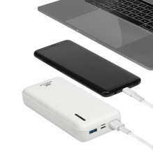 POWER BANK USB 20000MAH / VA2572 WHITE RIVACASE POWER BANK USB 20000MAH / VA2572 WHITE RIVACASE