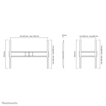 TV SET ACC WALL MOUNT BLACK / 60-100" LFD-W1500 NEOMOUNTS TV SET ACC WALL MOUNT BLACK / 60-100" LFD-W1500 NEOMOUNTS