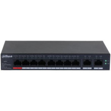 Switch, DAHUA, CS4010-8GT-110, Type L2, Desktop / pedestal, 8x10Base-T / 100Base-TX / 1000Base-T, PoE ports 8, DH-CS4010 Switch, DAHUA, CS4010-8GT-110, Type L2, Desktop / pedestal, 8x10Base-T / 100Base-TX / 1000Base-T, PoE ports 8, DH-CS4010