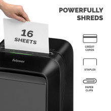 SHREDDER POWERSHRED LX210 / BLACK 5502501 FELLOWES SHREDDER POWERSHRED LX210 / BLACK 5502501 FELLOWES
