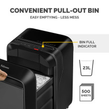 SHREDDER POWERSHRED LX210 / BLACK 5502501 FELLOWES SHREDDER POWERSHRED LX210 / BLACK 5502501 FELLOWES
