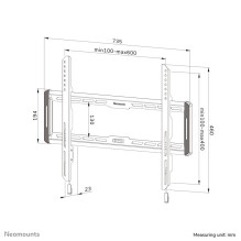 TV SET ACC WALL MOUNT / WL30-550BL16 NEOMOUNTS TV SET ACC WALL MOUNT / WL30-550BL16 NEOMOUNTS