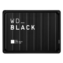 Išorinis HDD, WESTERN DIGITAL, P10 žaidimų diskas, 4TB, USB 3.2, juoda spalva, WDBA3A0040BBK-WESN