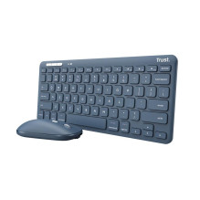 KEYBOARD +MOUSE WRL LYRA / BLUE 24937 TRUST