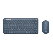 KEYBOARD +MOUSE WRL LYRA / BLUE 24937 TRUST
