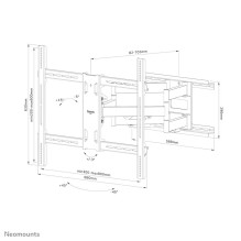 TV SET ACC WALL MOUNT / WL40S-950BL18 NEOMOUNTS