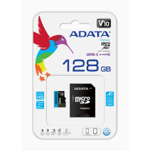 MEMORY MICRO SDXC 128GB W / AD. / AUSDX128GUICL10A1-RA1 ADATAI