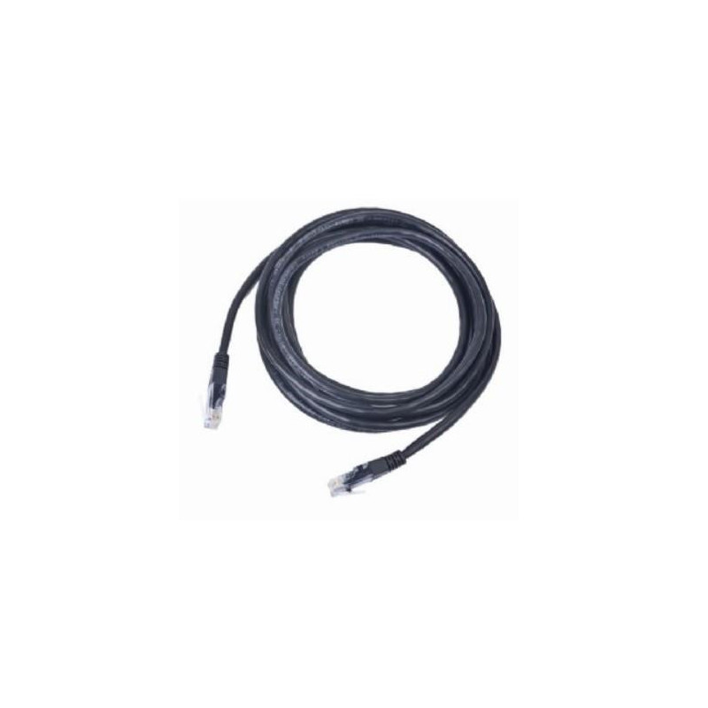PATCH CABLE CAT5E UTP 5M / BLACK PP12-5M / BK GEMBIRD