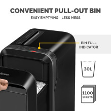 SMULKINTUVAS POWERSHRED LX221 / JUODAS 5050401 FELLOWES