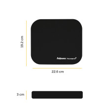 MOUSE PAD MICROBAN / BLACK 5933907 FELLOWES