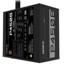 Power Supply, GIGABYTE, P450B, 450 Watts, Efficiency 80 PLUS BRONZE, GP-P450B