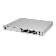 Switch, UBIQUITI, USW-Pro-24-PoE, Type L3, Desktop / pedestal, Rack, 24x10Base-T / 100Base-TX / 1000Base-T, 2xSFP+, PoE 
