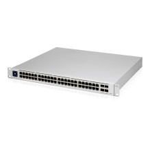 Switch, UBIQUITI, USW-PRO-48-POE, Type L3, Rack, 48x10Base-T / 100Base-TX / 1000Base-T, 4xSFP, PoE+ ports 48, 600 Watts,