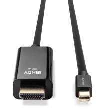 KABELIS MINI DP Į HDMI 1M / 36926 LINDY