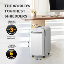 SHREDDER POWERSHRED LX221 / WHITE 5050501 FELLOWES
