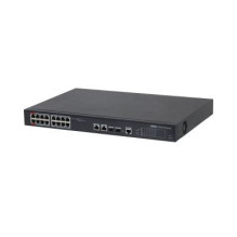 Switch, DAHUA, Type L2, Desktop / pedestal, 90 Watts, PFS4218-16ET-240-V3 Switch, DAHUA, Type L2, Desktop / pedestal, 90 Watts, PFS4218-16ET-240-V3