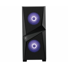 Dėklas, MSI, MAG FORGE 100M, MidiTower, neįeina, ATX, MicroATX, MiniITX, juoda spalva, MAGFORGE100M