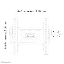 TV SET ACC WALL MOUNT BLACK / 24-40" LED-W220 NEOMOUNTS TV SET ACC WALL MOUNT BLACK / 24-40" LED-W220 NEOMOUNTS
