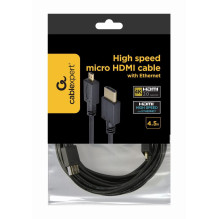 CABLE HDMI-MICRO HDMI 4.5M / V.2.0 BLK CC-HDMID-15 GEMBIRD