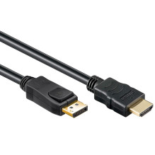 KABELIO EKRANAS PRIEŽASTIS Į HDMI / 1,8M CC-DP-HDMI-6 GEMBIRD