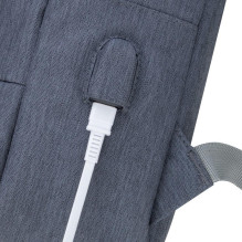 NB CASE ANTI-THEFT 15.6" / 7562 DARK GREY RIVACASE